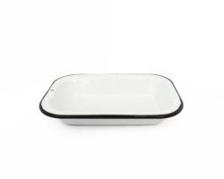 Plateau four rectangle 26x18cm blanc Graniteware