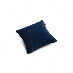 Coussin oreiller Square Velvet en velours coloris Bleu fonce Fatboy