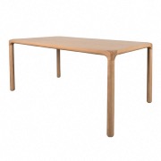 TABLE STORM 180X90 cm EN PLATEAU MDF COLORIS NATUREL ZUIVER