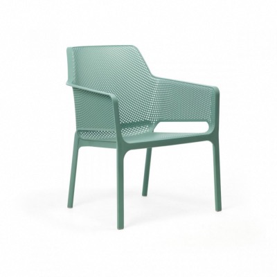 Fauteuil NET en polypropylène coloris SALICE ,traité anti uv, empilable, Nardi