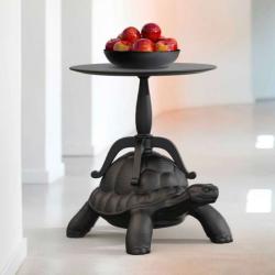 Tortue Porte Table Basse -  Noire Qeeboo