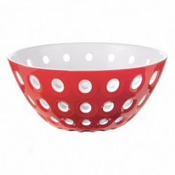 Saladier Le Murrine - ø25cm - rouge/blanc - Taille L - Guzzini