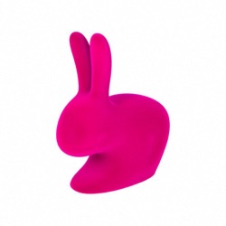 Chaise LAPIN "Stefano Giovanni" en polyéthylène coloris Fuchsia By Qeeboo