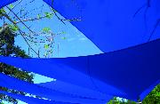 Voile Easysail triangle 5x5m coloris bleu