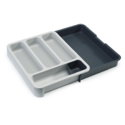 RANGE-COUVERTS EXTENSIBLE GRIS/GRIS