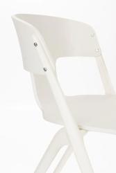 Chaise HORIZON Beige 58x53xH75 cm. Hauteur du siège : 45,50 cm. Polypropylène