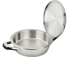 Sauteuse inox induction - Diamètre 24cm - ECOVITAM