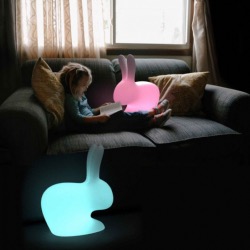 Lampe  LAPIN SMALL avec led rechargeable , 4W led, 16 couleurs interchangeables 